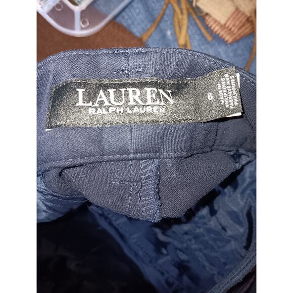 Black Label Ralph Lauren Bi-Stretch Twill Bermuda Shorts dark navy Size 6 - Picture 5 of 7